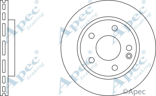 APEC BRAKING Jarrulevy DSK813